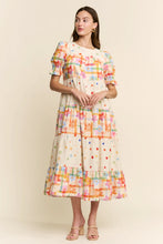 Load image into Gallery viewer, J.nna - Multi Color Floral Tiered Dress
