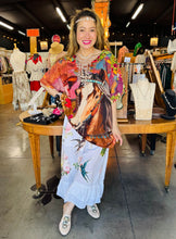 Load image into Gallery viewer, I Love Linen - Collar Linen Top Cowgirl &amp; Horse
