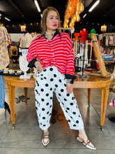 Load image into Gallery viewer, Davi &amp; Dani - Two-Tone Striped Button-Front Cardigan
