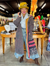 Load image into Gallery viewer, Indi And Sai - OOAK Vintage Kantha Hoodie Coat
