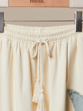 Load image into Gallery viewer, HCB - Sun Moon Star Patch Wide Pants CREAM
