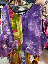 Load image into Gallery viewer, Indi and Sai - Kantha Sleeveless Button Top One Size
