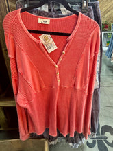 Load image into Gallery viewer, J. Her - Mineral Washed Thermal Top

