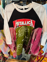 Load image into Gallery viewer, Indi and Sai - Upcycel Kantha Band Tee One OF The Kind
