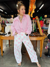 Load image into Gallery viewer, Oddi - Polka Dot Printed Denim Pants
