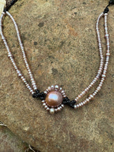 Load image into Gallery viewer, HC - Pink Lady Double Strands Choker 16"-18"
