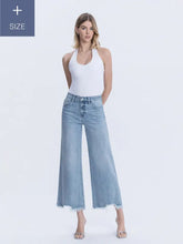 Load image into Gallery viewer, Lovervet - High Rise Rhinestone Embellished Wide Jeans
