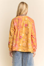 Load image into Gallery viewer, Davi &amp; Dani - Loose Fitting Long-sleeve Blouse Floral Pattern
