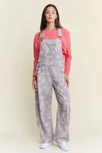 Load image into Gallery viewer, J.nna - Floral Print Denim Overalls
