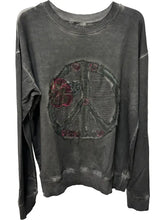 Load image into Gallery viewer, I Love Linen - Sweatshirt Peace Patch Pigment-Wash Cotton
