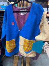 Load image into Gallery viewer, Indi &amp; Sai - Vintage Kantha Quilted  Reversible Jacket OOAK

