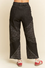Load image into Gallery viewer, Davi &amp; Dani - Wide Opening Denim Ditsy Floral And Paisley Print Pants
