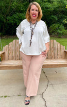Load image into Gallery viewer, HC Ooh La La Pleated Silk Blouse
