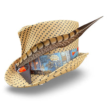 Load image into Gallery viewer, Graphic Little Devil - Straw Top Hat
