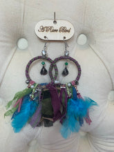 Load image into Gallery viewer, A Rare Bird Dream Catcher Earrings

