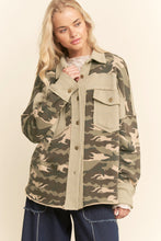 Load image into Gallery viewer, Davi &amp; Dani - Mineral Washed Shirt Button Front Jacket Shacket
