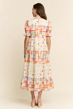 Load image into Gallery viewer, J.nna - Multi Color Floral Tiered Dress
