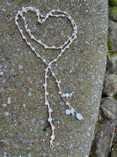 Load image into Gallery viewer, HC - Lariat Love Never End White Necklaces 75"
