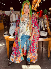 Load image into Gallery viewer, Indi And Sai - Hoodie Kantha Long Duster
