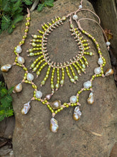 Load image into Gallery viewer, HC - Crown Queen 7 Big Balls Necklace OOAK
