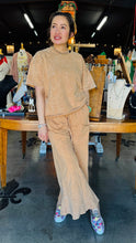 Load image into Gallery viewer, BoBo Mineral Wash Boho Ruffle Cargo Pants
