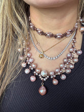 Load image into Gallery viewer, HC - Max Mama Queen Crown Pink Pearls Necklace
