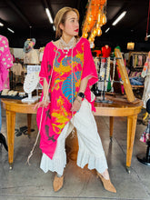 Load image into Gallery viewer, HCB - Dragon Spirit Shirt Dress Pink
