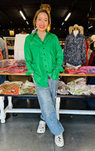 Load image into Gallery viewer, HC - Sweet Roxy Point Collar Shirt Green
