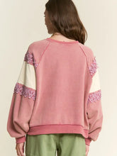 Load image into Gallery viewer, J.nna - ROSEWOOD LACE TRIM PULLOVER TOP - FAITH

