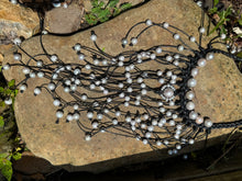 Load image into Gallery viewer, HC - Handmade Lady Extremely Rare Platium Pearls Necklace OOAK
