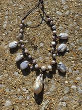 Load image into Gallery viewer, HC - Rain Trop Charming Siler Pearls Necklace
