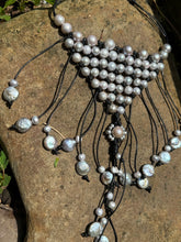 Load image into Gallery viewer, HC - OOAK Bad Donkey Platium Pearls Chocker
