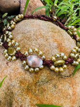 Load image into Gallery viewer, HC - Nine Sunshine Pearls Choker 16" - 18"
