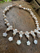 Load image into Gallery viewer, HC - Star Charm Chocker White Pearls OOAK
