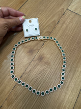 Load image into Gallery viewer, The King Collection - Colorful Bling Necklace and Earring Set
