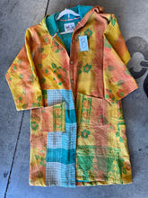 Load image into Gallery viewer, Indi And Sai - OOAK Vintage Kantha Hoodie Coat
