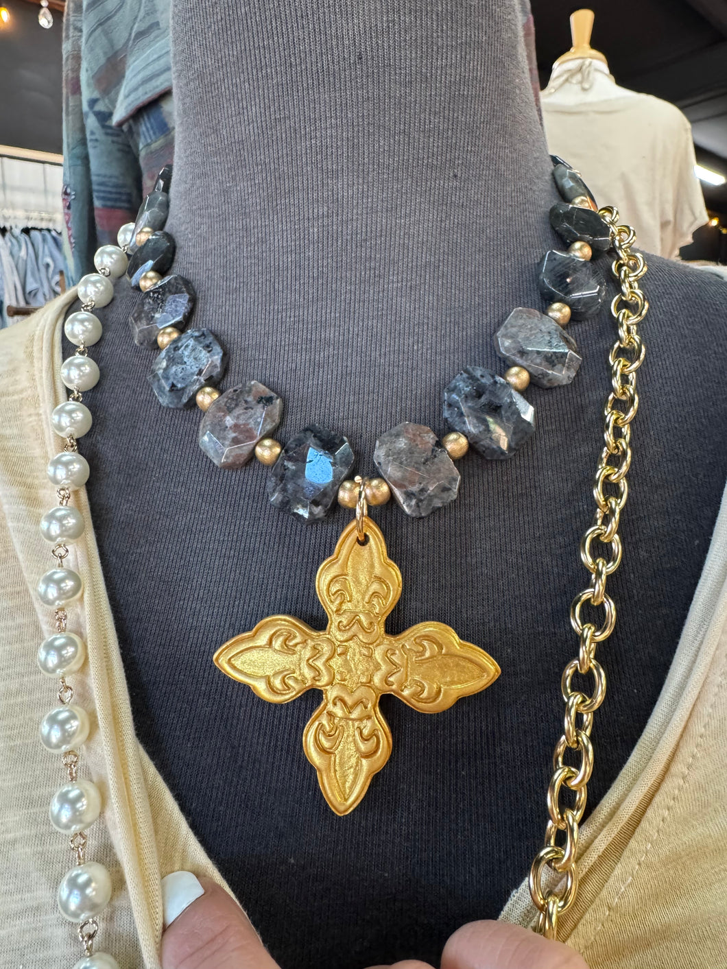 Hidden Truth Jewelry- Psalm 46:5 Cross Necklace