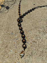 Load image into Gallery viewer, HC - 17 Of Sunshine Gold/Black Pearls 5 Ways Wear Necklace
