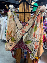 Load image into Gallery viewer, Indi and Sai - Kantha 2Fer Crisscross Long Slvv Top One Size
