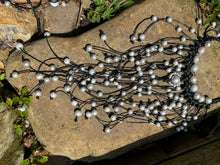 Load image into Gallery viewer, HC - Handmade Lady Extremely Rare Platium Pearls Necklace OOAK
