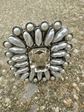 Load image into Gallery viewer, A Rare Bird - Pearl Crystal Cuff Bracelet
