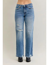 Load image into Gallery viewer, Judy Blue - MR 90&#39;s Straight Rigid Magic Destroy Jeans
