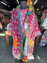 Load image into Gallery viewer, Indi And Sai - Hoodie Kantha Long Duster
