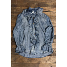 Load image into Gallery viewer, Jaded Gypsy - A Ruffle In Time Top
