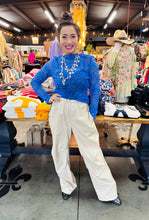 Load image into Gallery viewer, Faux Leather Pant with Adjustable Paracord Lock at  Waist and Ankle - Style Rack - Cream
