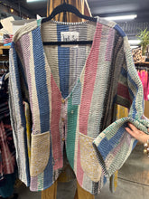 Load image into Gallery viewer, Indi &amp; Sai - Vintage Kantha Quilted  Reversible Jacket OOAK
