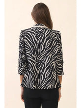 Load image into Gallery viewer, Oddi -  Zebra Printed Blazer

