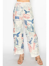 Load image into Gallery viewer, Origami - Drawstring Pants w/ Red White and Blue - Freedom
