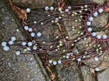 Load image into Gallery viewer, HC - Handmade Lady Green  Pearls Necklace
