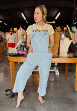 Load image into Gallery viewer, Denim Striped Overalls
